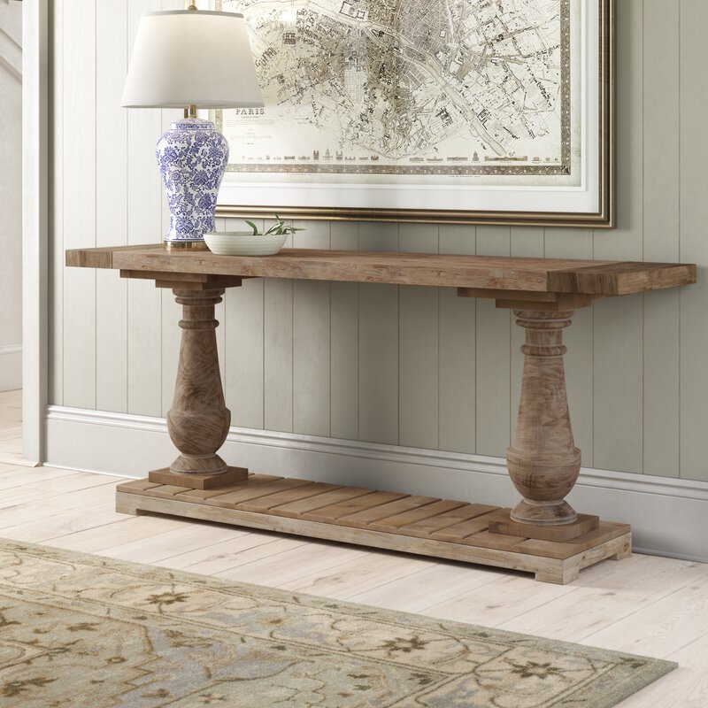 Birch Lane Hinsdale 71 Solid Wood Console Table Reviews Wayfair   Hinsdale 71%2522 Solid Wood Console Table 